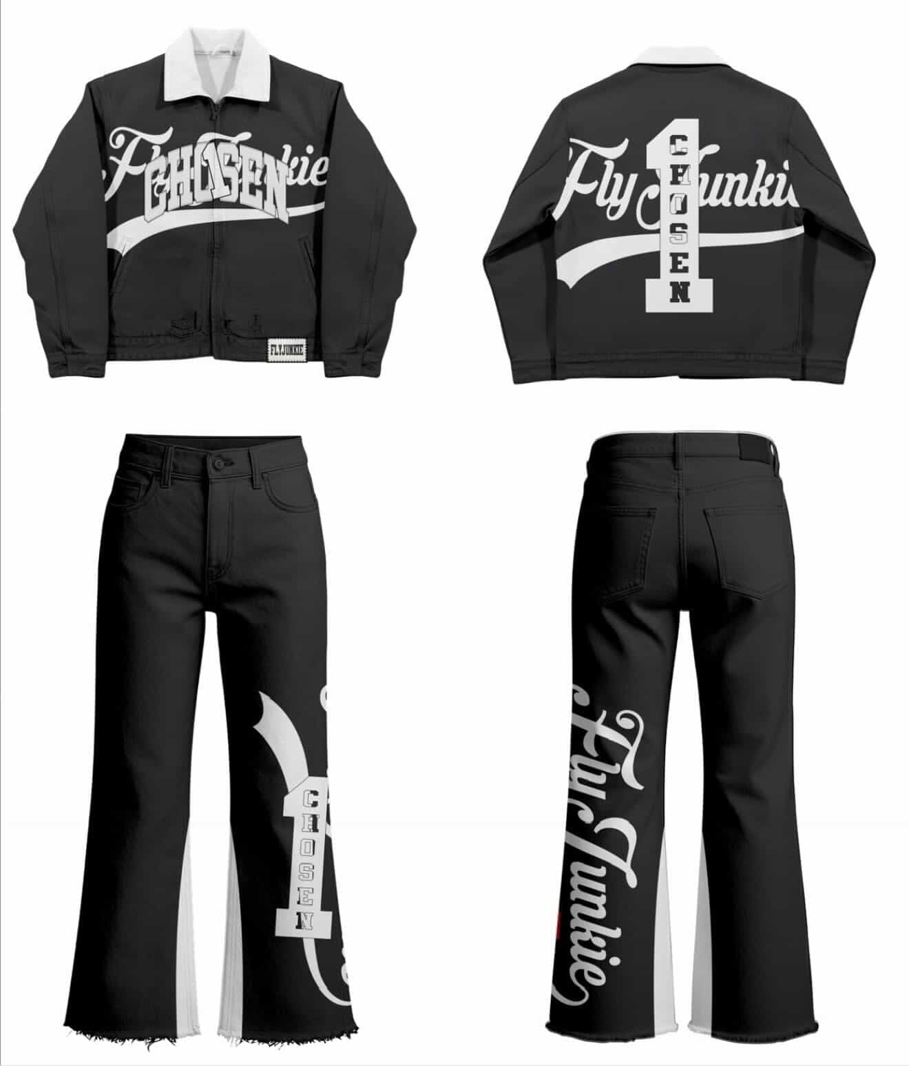 Denim Jacket W Matching Pants