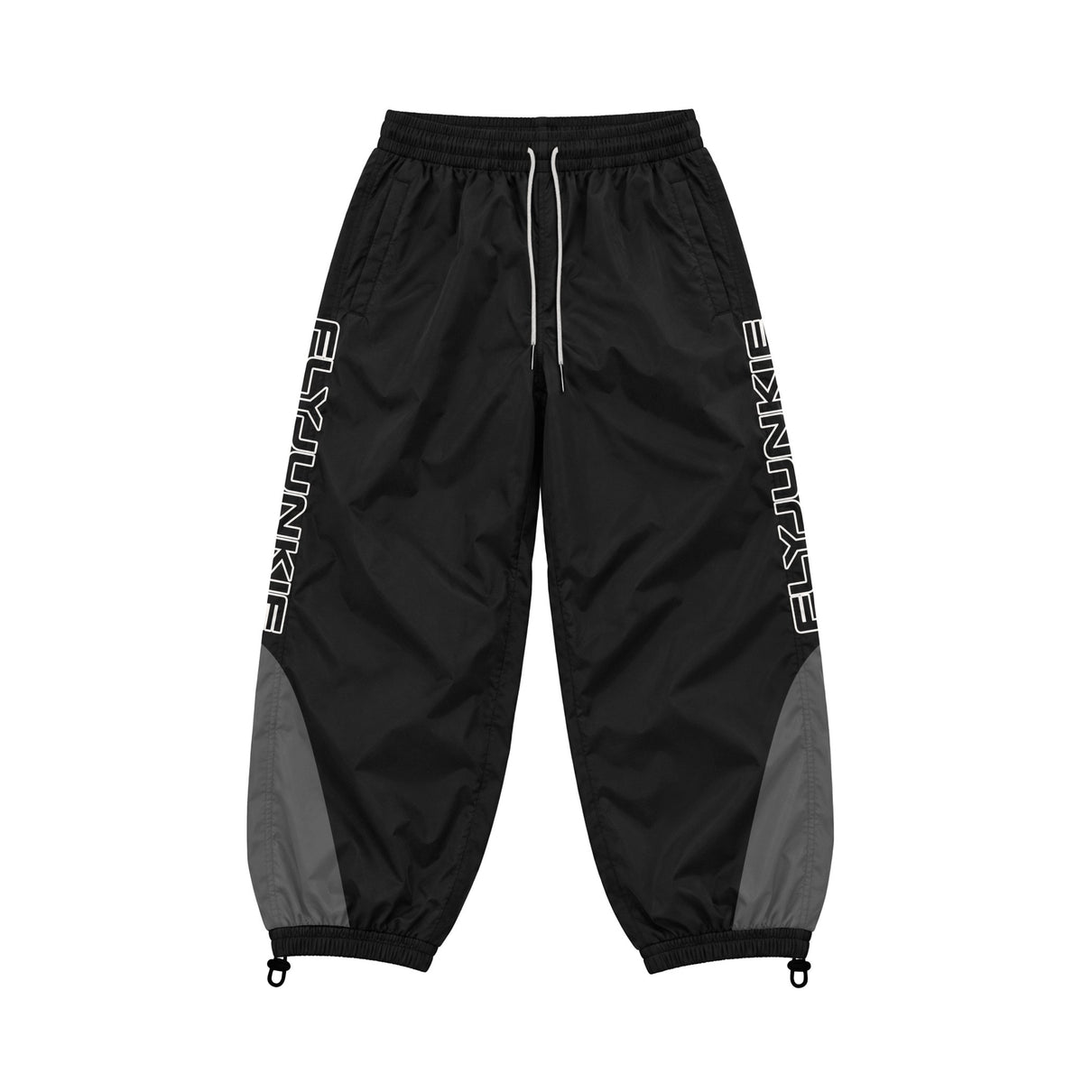 Black & Grey Windbreaker Set