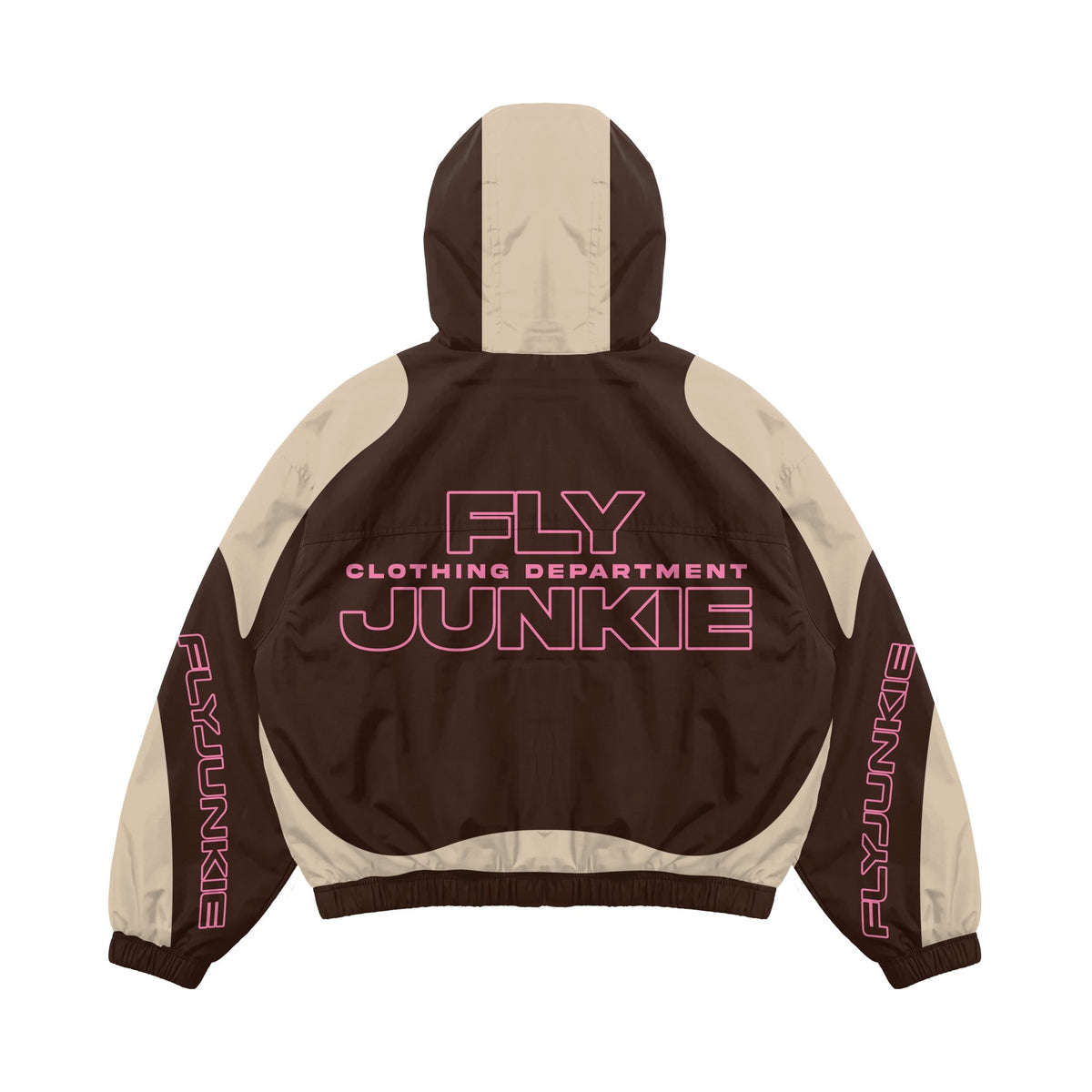 Brown & Pink Windbreaker Set
