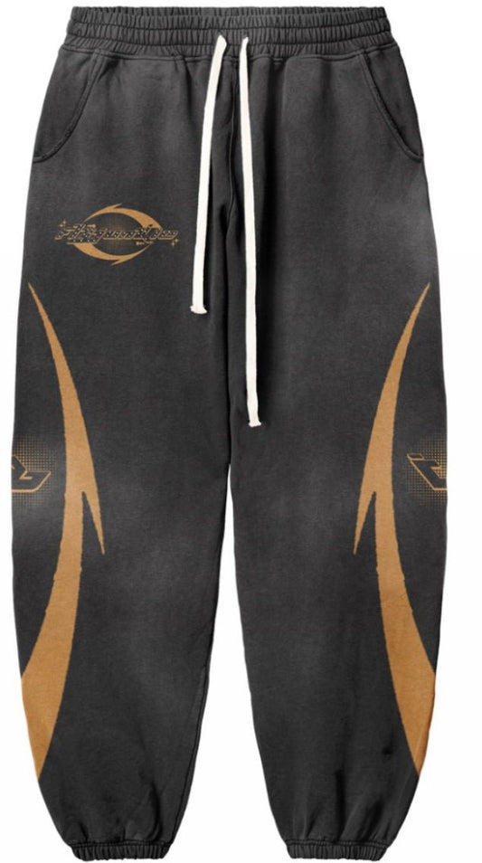 Brown Rhinestone Pants