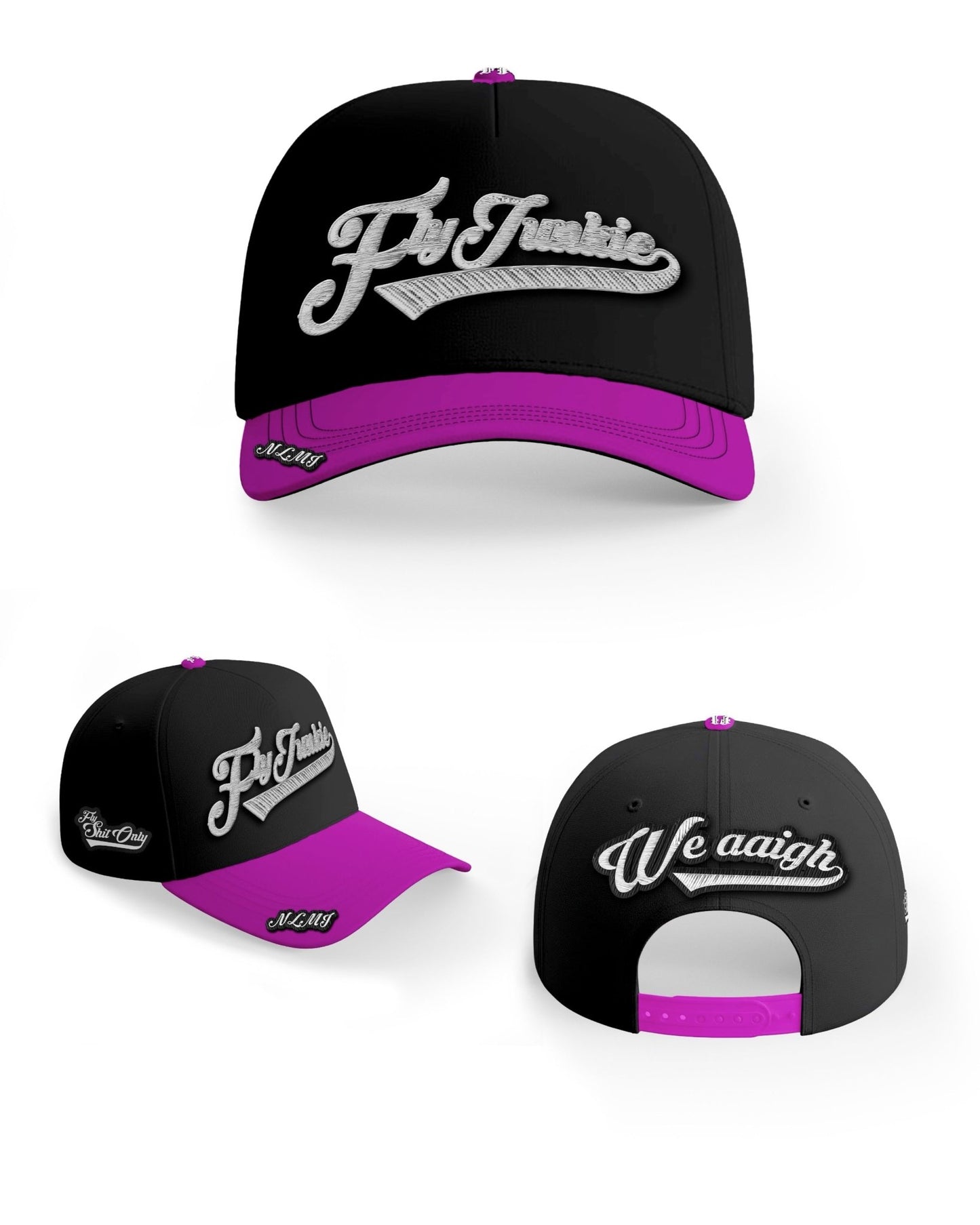Pink 3D NLMI Trucker